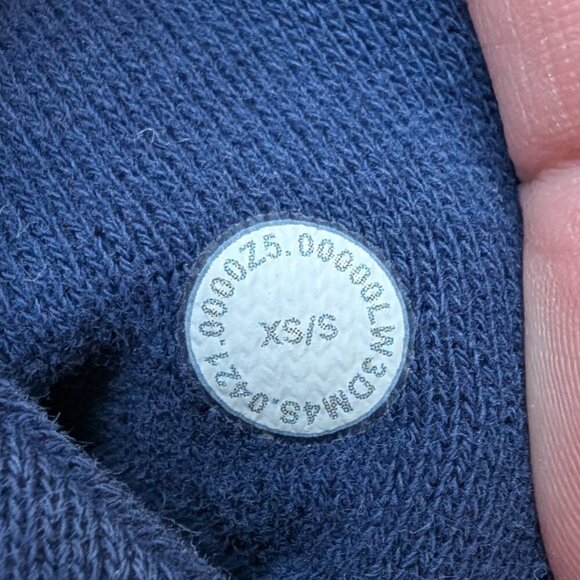 Lululemon Blue Oversize Cropped Half Zip Scuba Hoodie - Picture 2 of 8